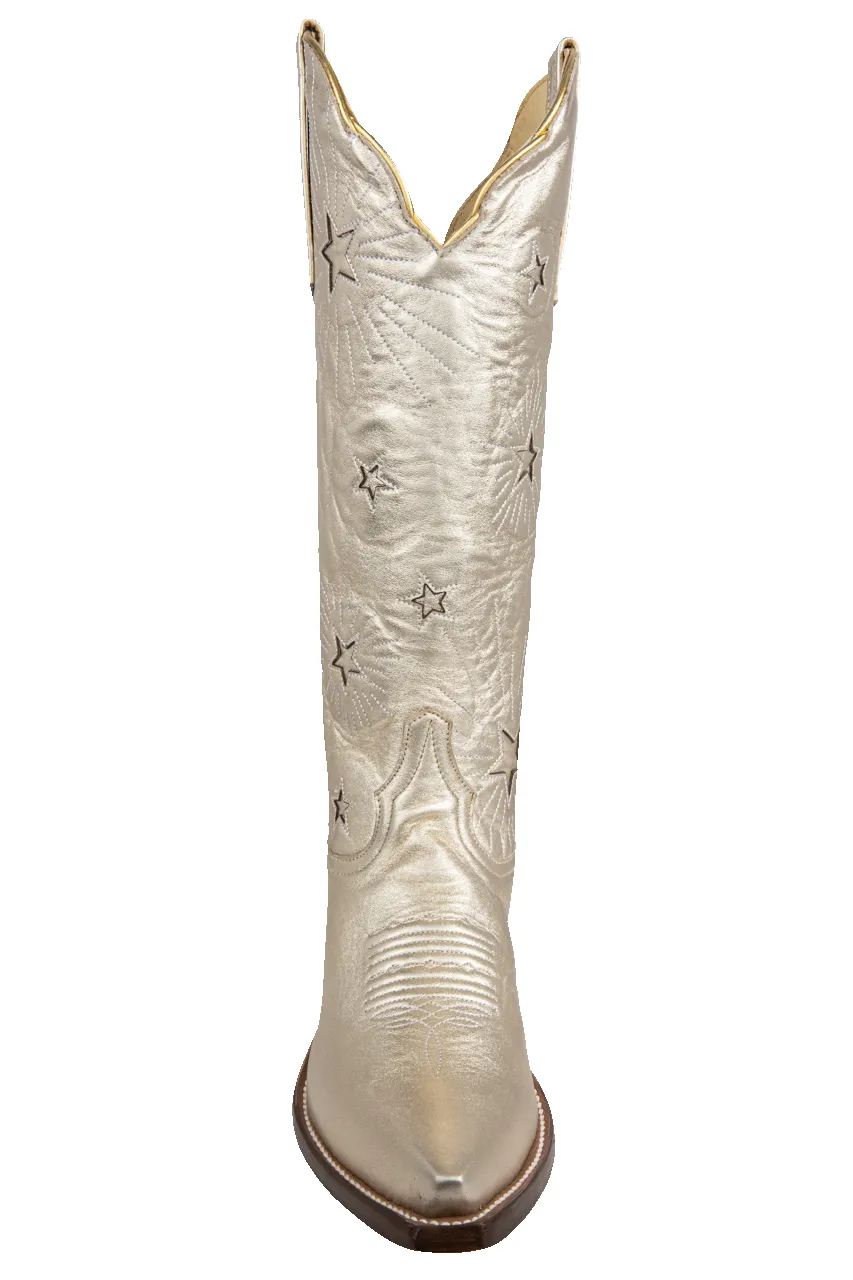 Petite Paloma Liz Cowgirl Boots - Metallic sold by Pinto Ranch product image thumbnail 3