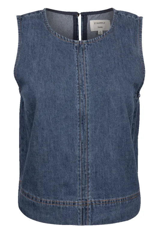 Z Supply Sun Seeker Denim Tank made by Z Supply
