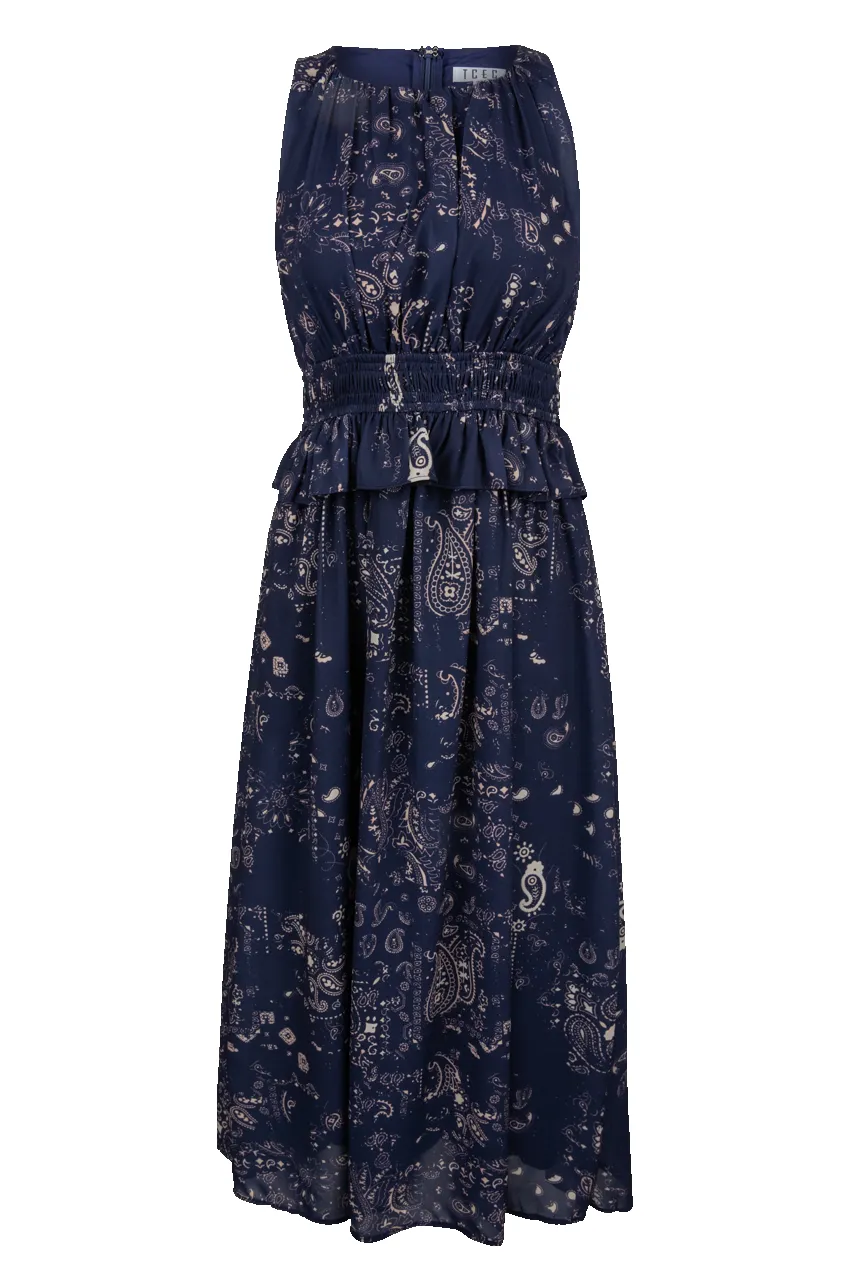 TCEC Paisley Midi Dress sold by Pinto Ranch