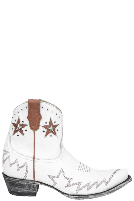 Old Gringo Chezile Cowgirl Booties - White made by Old Gringo