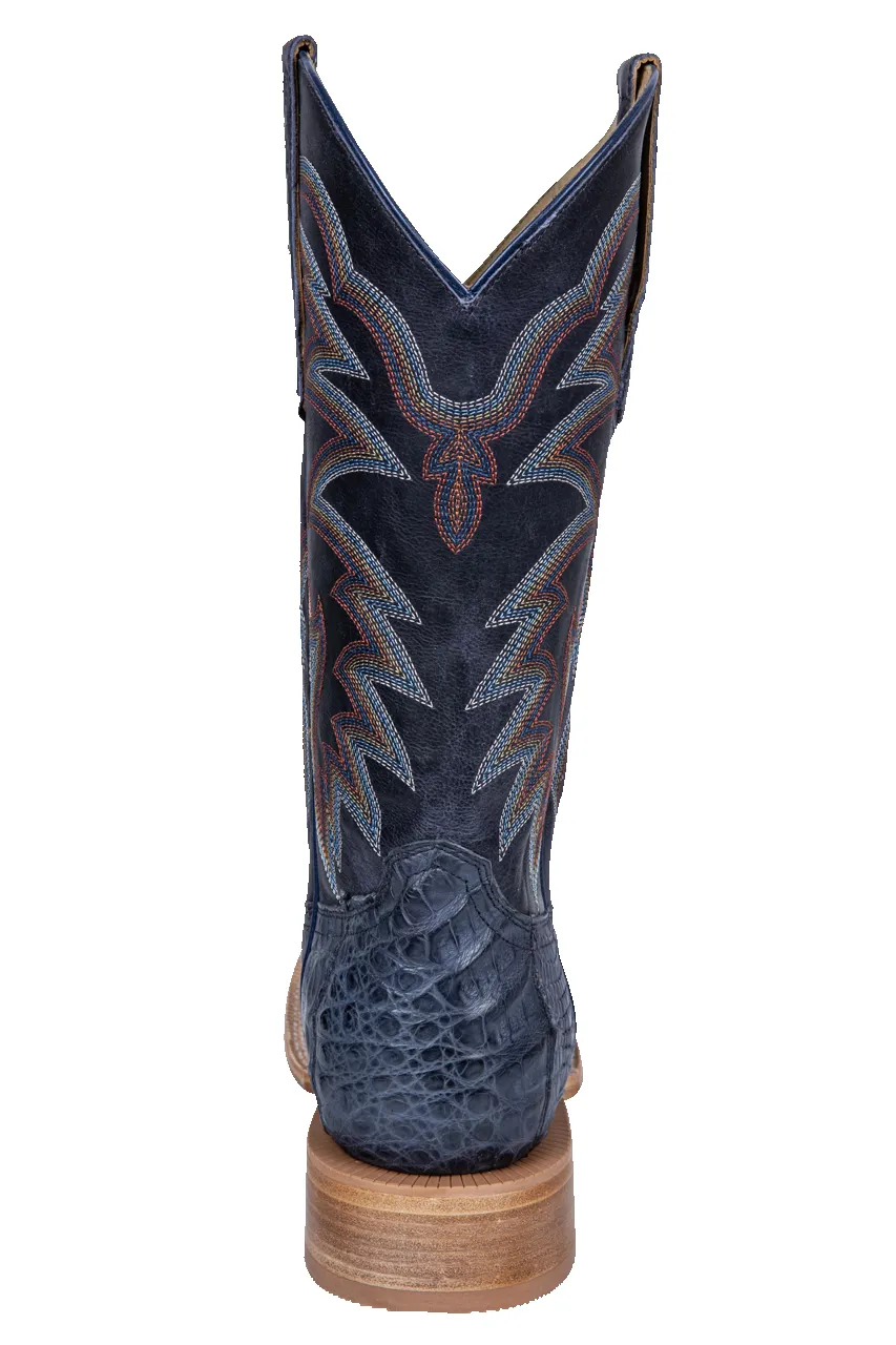 R. Watson Caiman Belly Cowboy Boots - Blue Jean sold by Pinto Ranch product image thumbnail 5