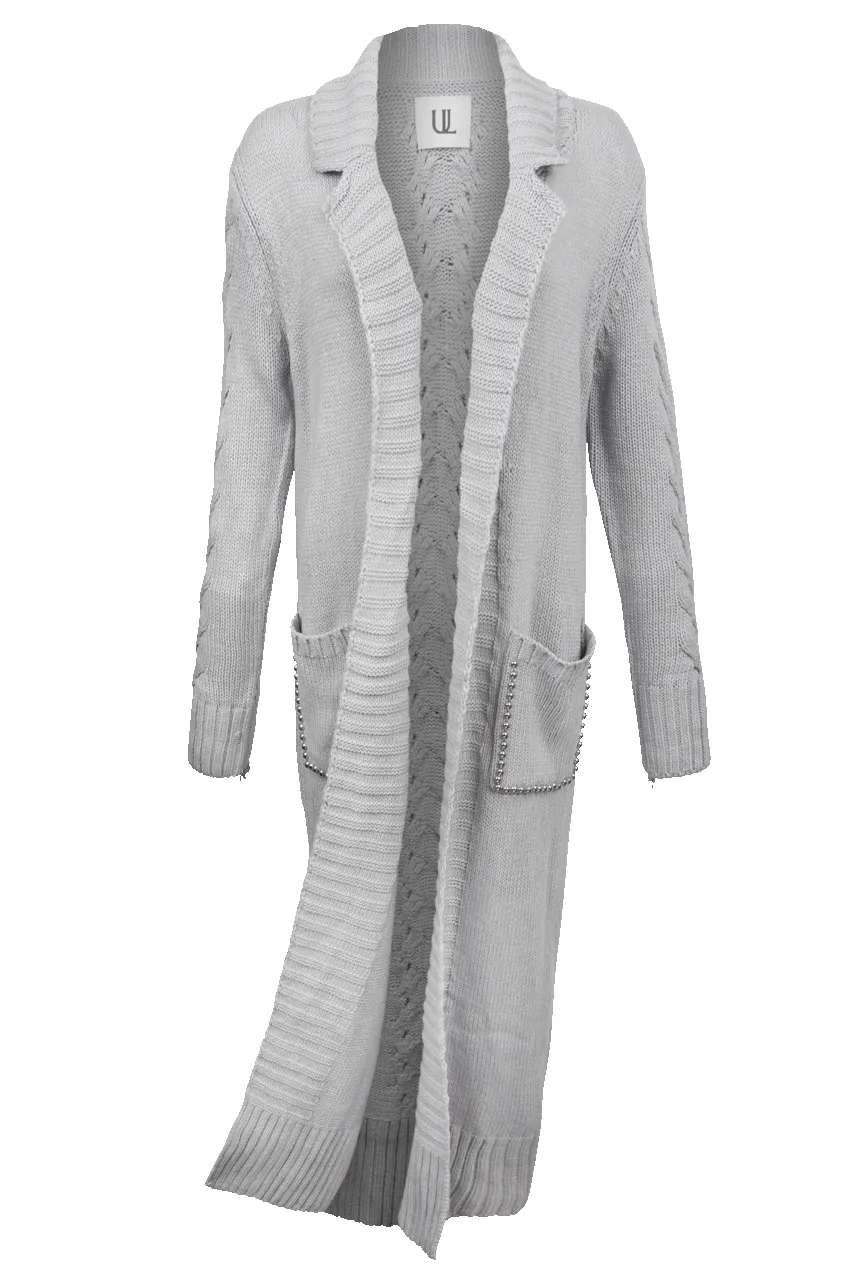 Rodeo Fringe Cable Knit Duster Cardigan sold by Pinto Ranch product image thumbnail 2