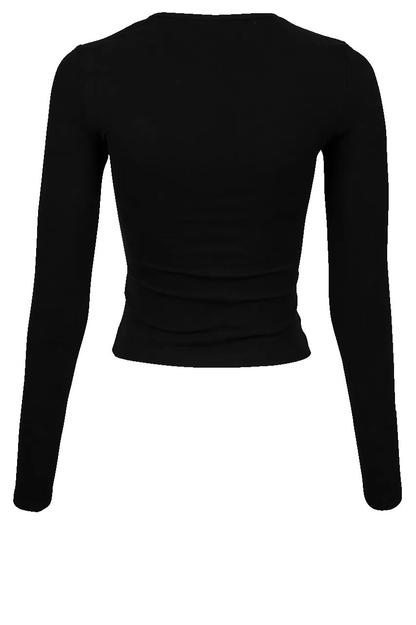 Silver Studded Long Sleeve Tee sold by Pinto Ranch product image thumbnail 2