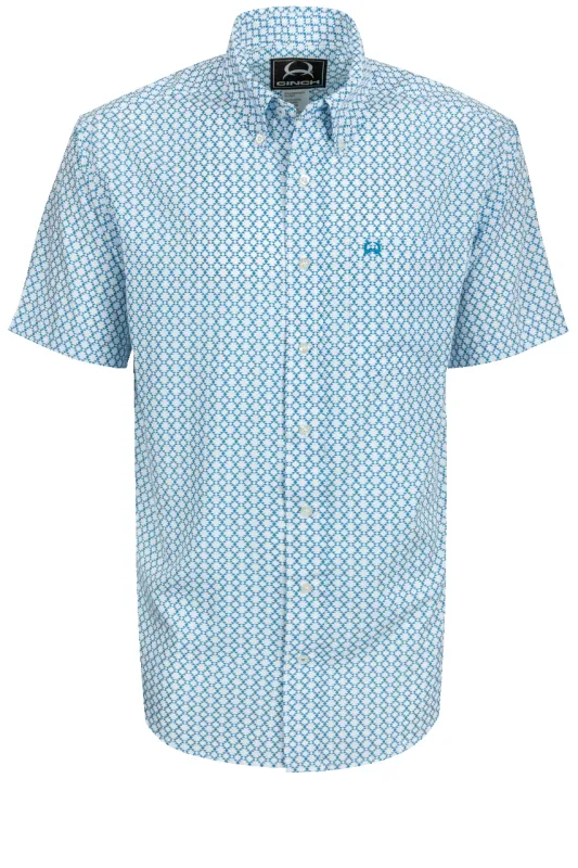 BLUE DIAM/AZT PRINT S/S ARENA made by Cinch