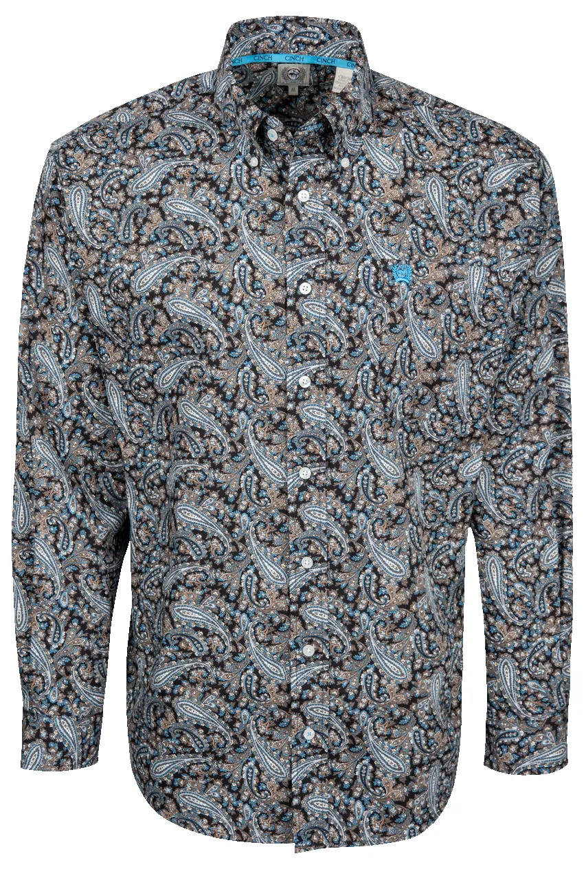 Cinch Paisley Print Button Front Shirt sold by Pinto Ranch