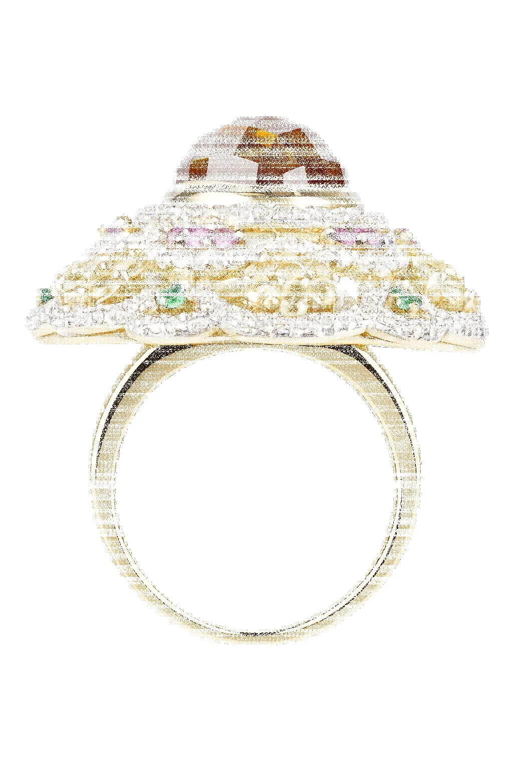 Yellow & Multi Gemstone Statement Ring sold by Pinto Ranch product image thumbnail 2