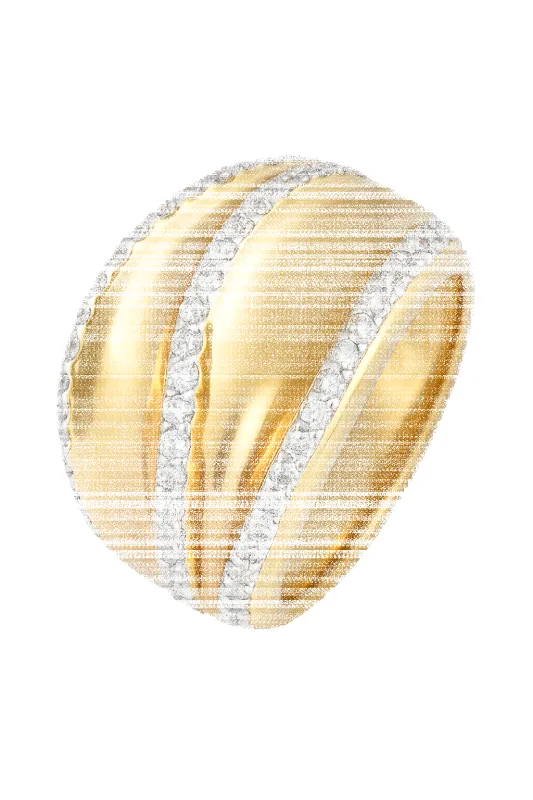 Diamond Dome Statement Ring made by Pinto Ranch