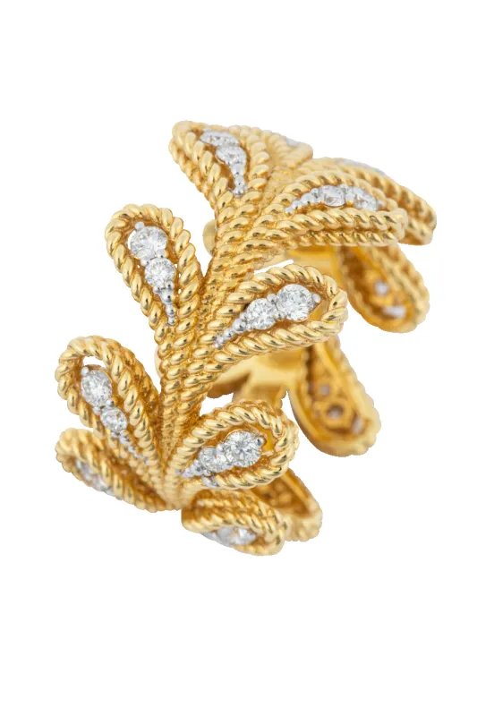 Golden Radiance Diamond Eternity Ring made by Pinto Ranch