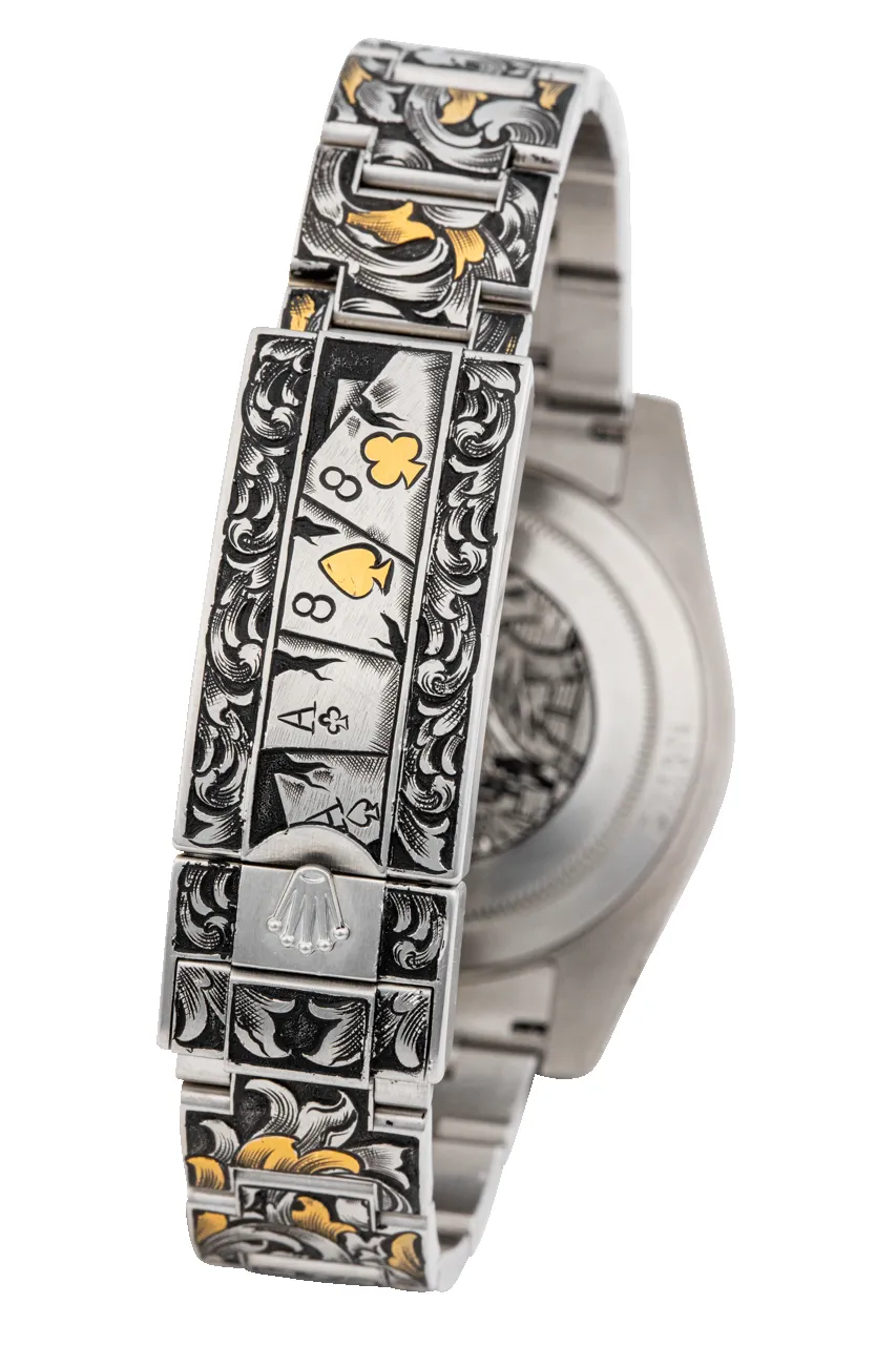 Pinto Ranch Custom Western Submariner-Style Watch sold by Pinto Ranch product image thumbnail 3