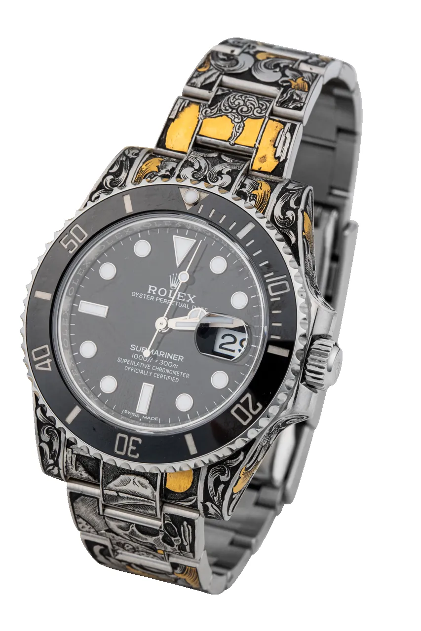 Pinto Ranch Custom Western Submariner-Style Watch sold by Pinto Ranch product image thumbnail 2