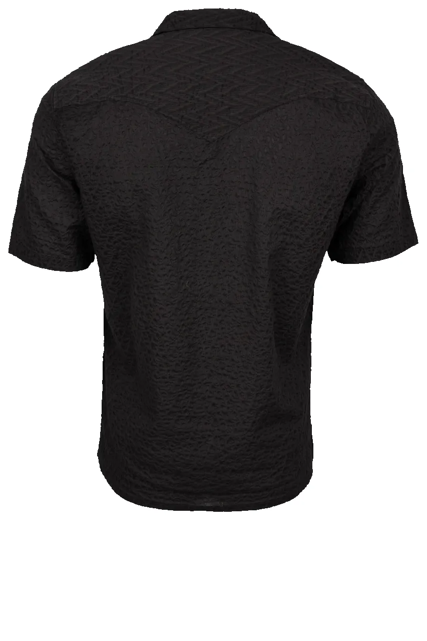 Richter Goods Salado Chevron Seersucker Snap Shirt sold by Pinto Ranch product image thumbnail 2