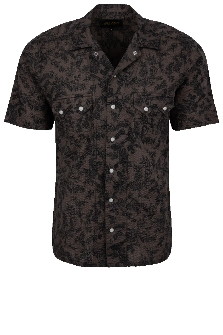 Richter Goods Salado Seersucker Snap Shirt sold by Pinto Ranch