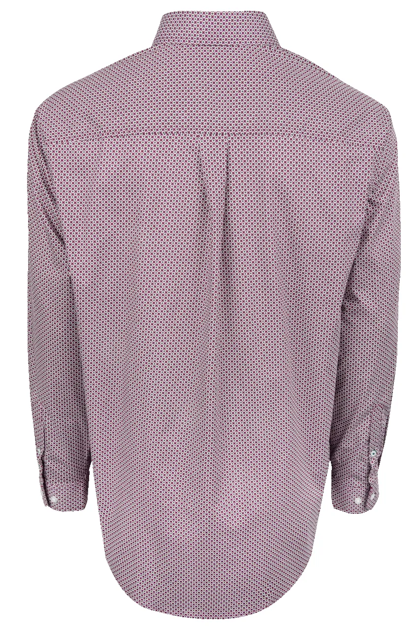 Cinch Foulard Print Button-Down Shirt - Purple sold by Pinto Ranch product image thumbnail 2