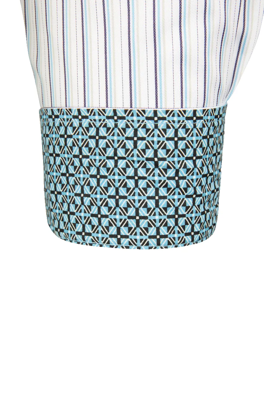 Cinch Stripe Diamond Cuff Button-Down Shirt sold by Pinto Ranch product image thumbnail 3