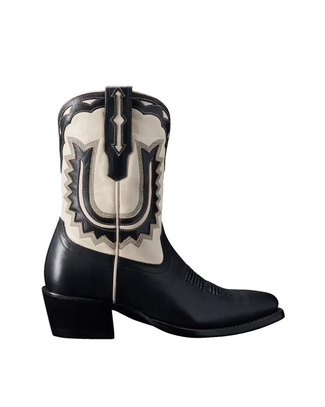 Tecovas Jolene Horseshoe Cowgirl Boots - Midnight made by Tecovas