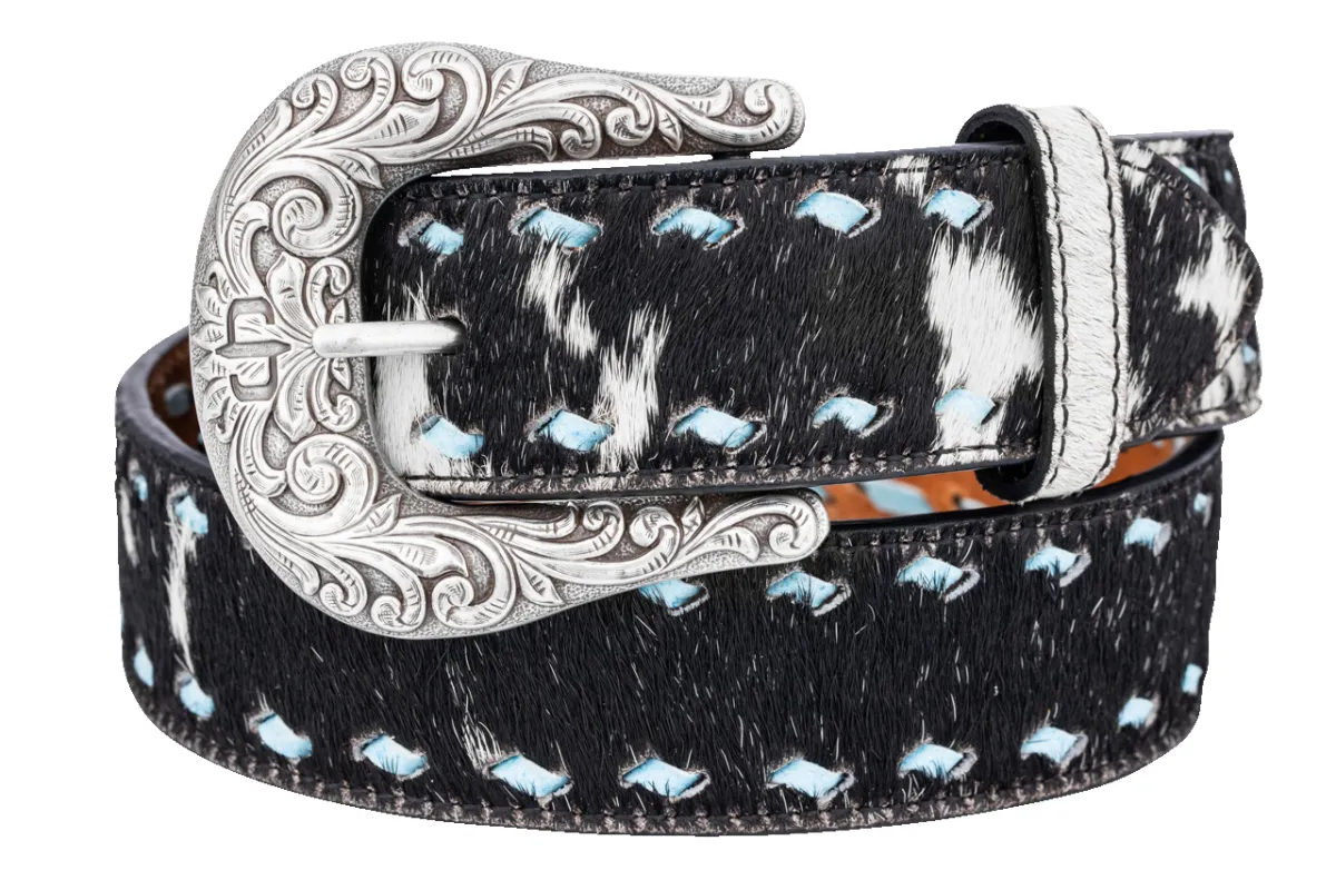 Stetson Women's Hair-On-Hide Belt made by Pinto Ranch
