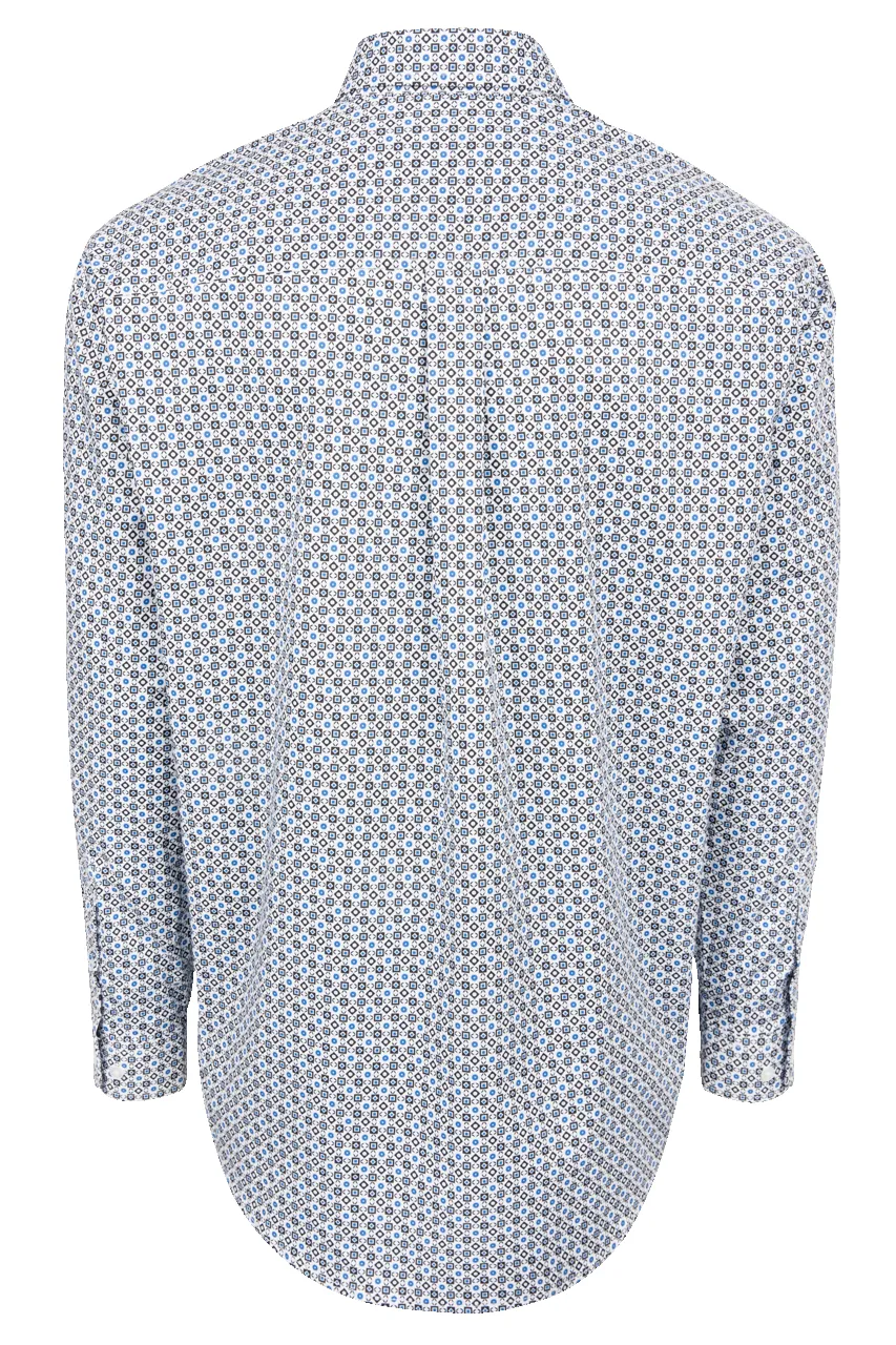 Cinch Blue Foulard Print Button Down Shirt sold by Pinto Ranch product image thumbnail 2