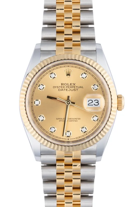 Pinto Ranch 36mm Champagne Diamond Dial Luxury Watch made by Pinto Ranch