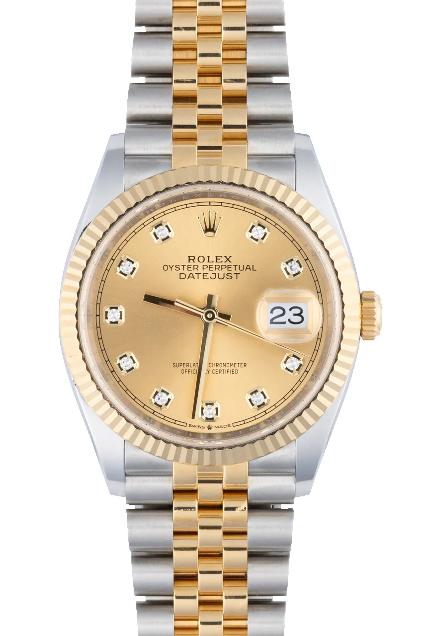Pinto Ranch 36mm Champagne Diamond Dial Luxury Watch sold by Pinto Ranch