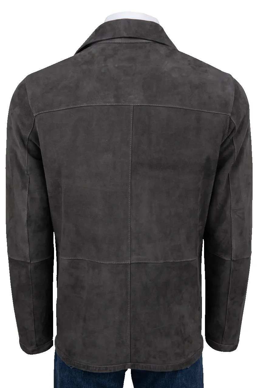 Z-1361 - CHARCOAL REVERSIBLE CASHMIRE JACKET sold by Pinto Ranch product image thumbnail 2