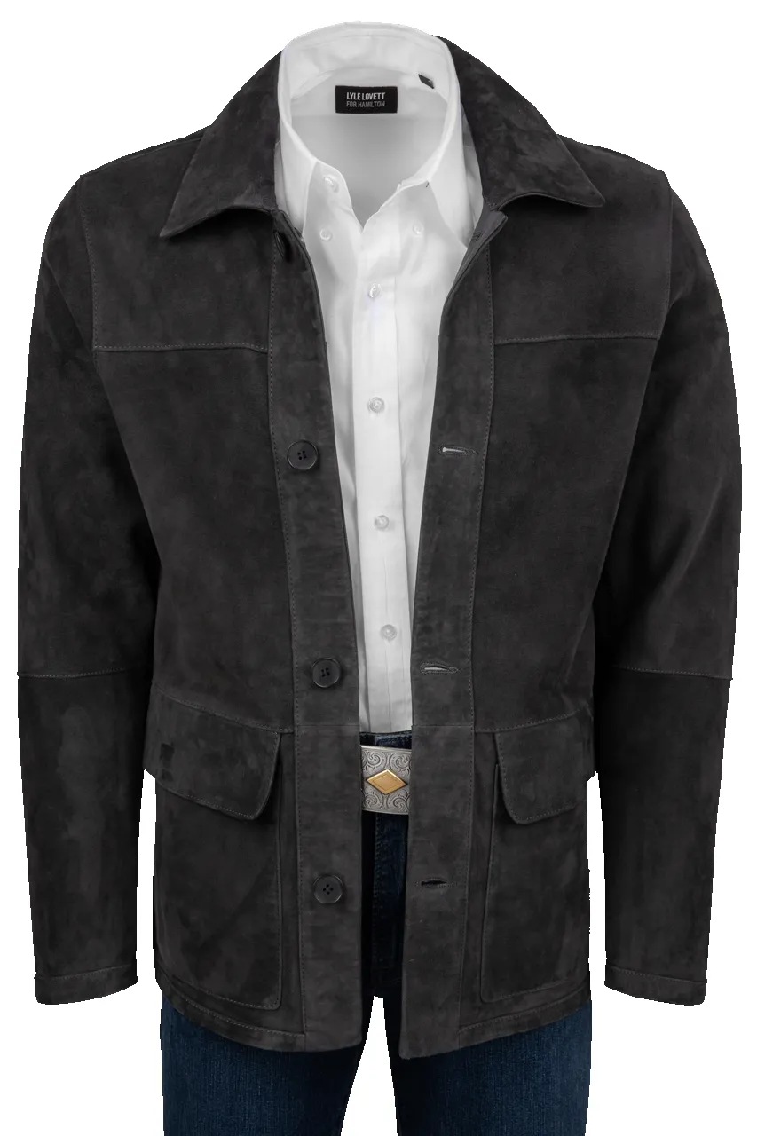 Z-1361 - CHARCOAL REVERSIBLE CASHMIRE JACKET sold by Pinto Ranch product image thumbnail 3