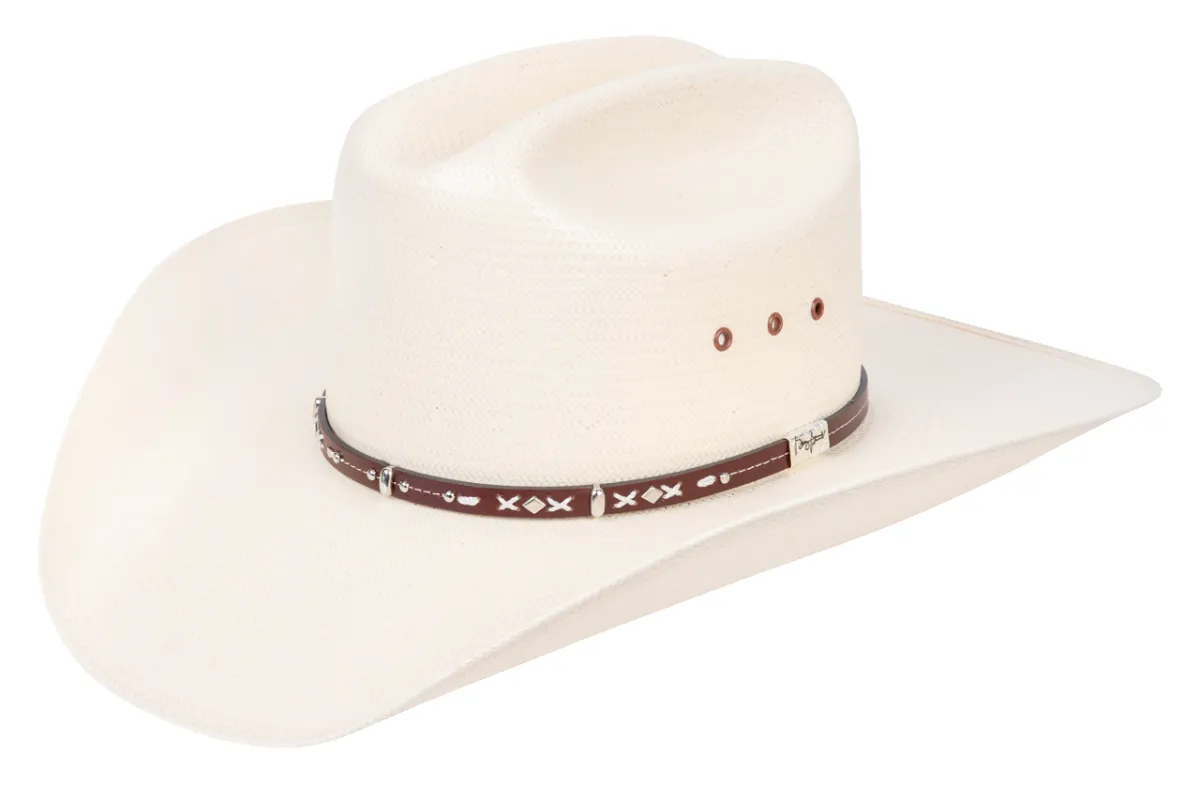 Resistol George Strait Hazer 10X Straw Cowboy Hat made by Pinto Ranch