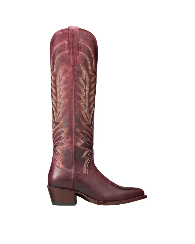 Tecovas Abby Cowgirl Boots - Wine made by Tecovas