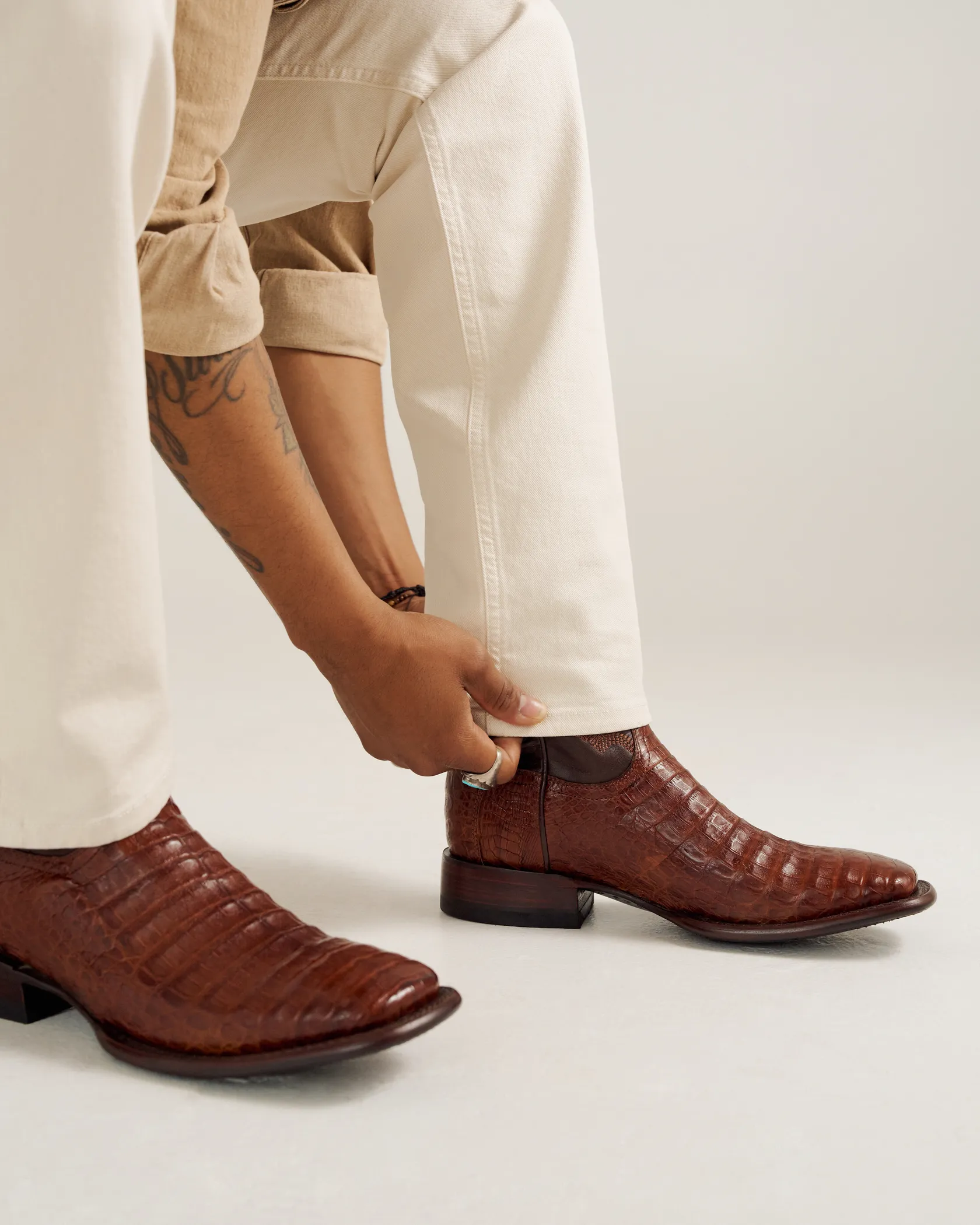 Tecovas William Cowboy Boots - Dark Pecan sold by Pinto Ranch product image thumbnail 2
