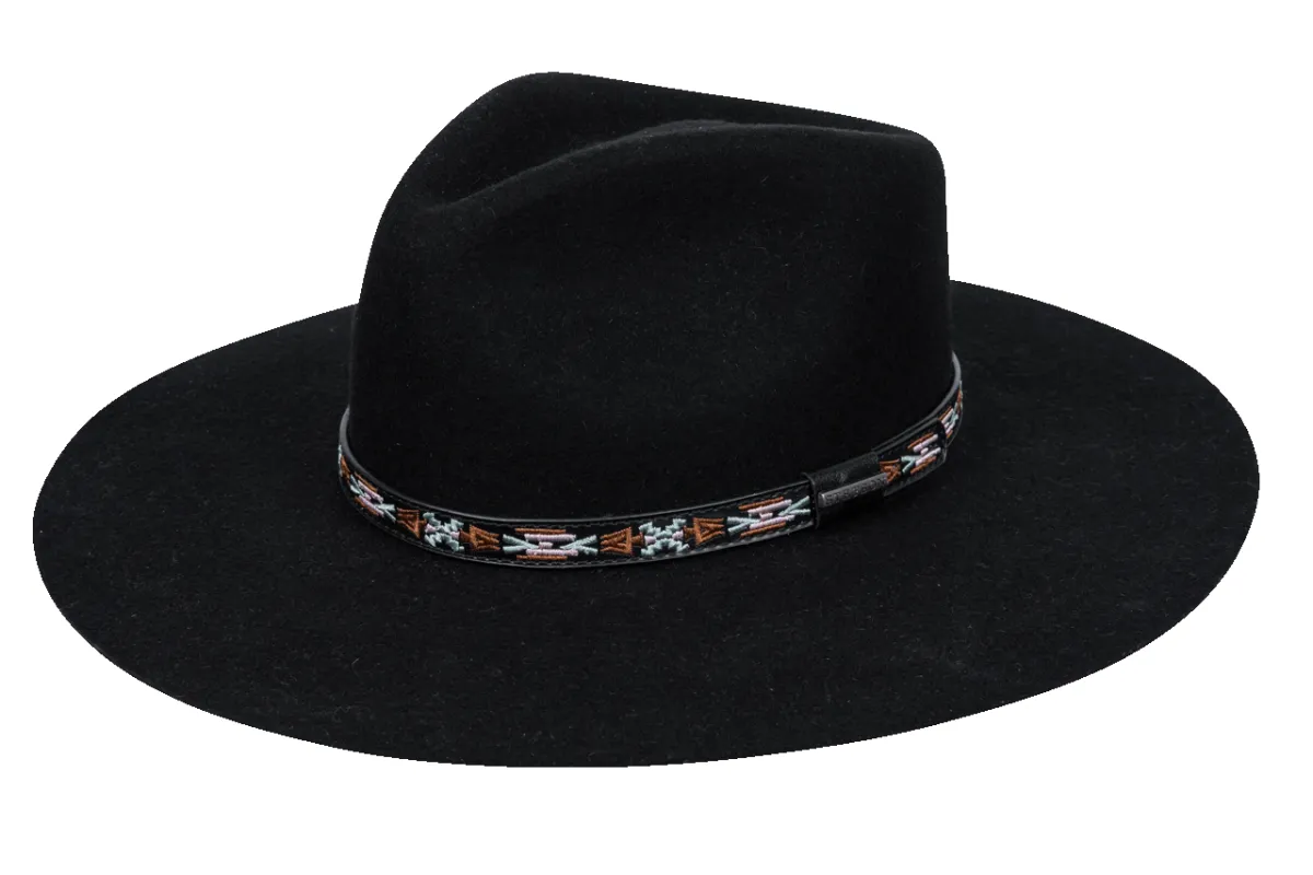 Stetson Burbank Hat - Black made by Stetson