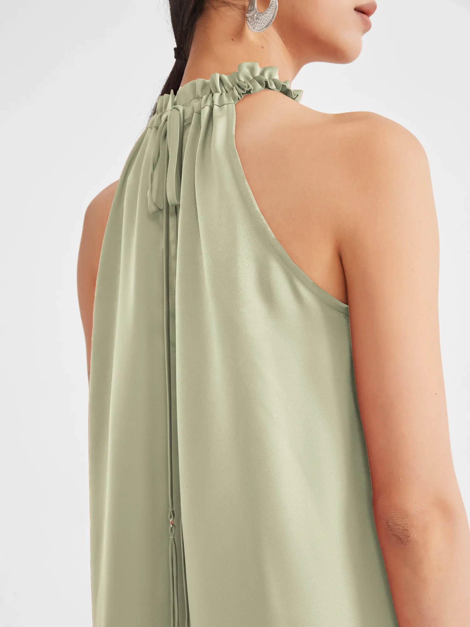 Rosa Halter Neck Mini Dress sold by Supesu product image thumbnail 5