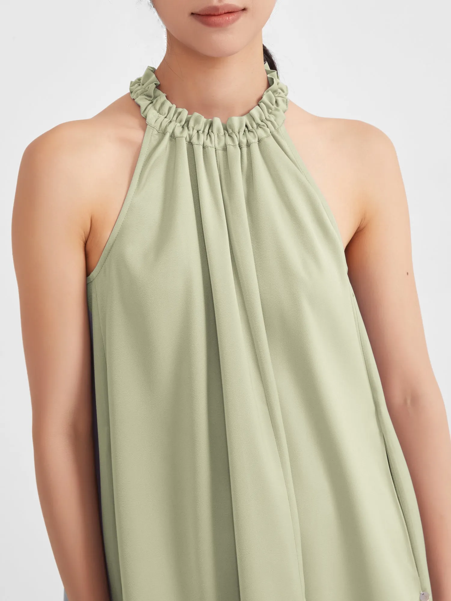 Rosa Halter Neck Mini Dress sold by Supesu product image thumbnail 3