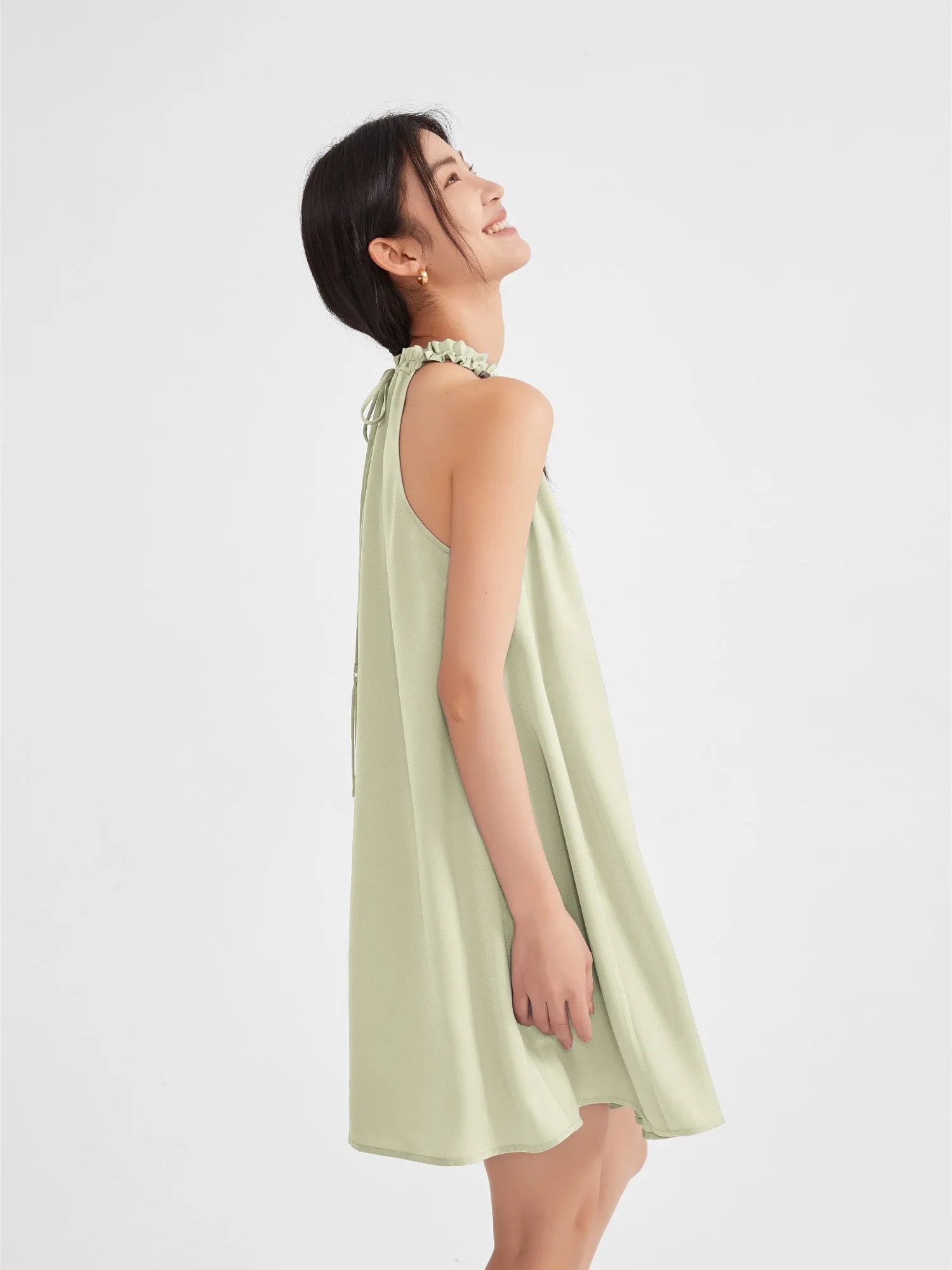 Rosa Halter Neck Mini Dress sold by Supesu product image thumbnail 2