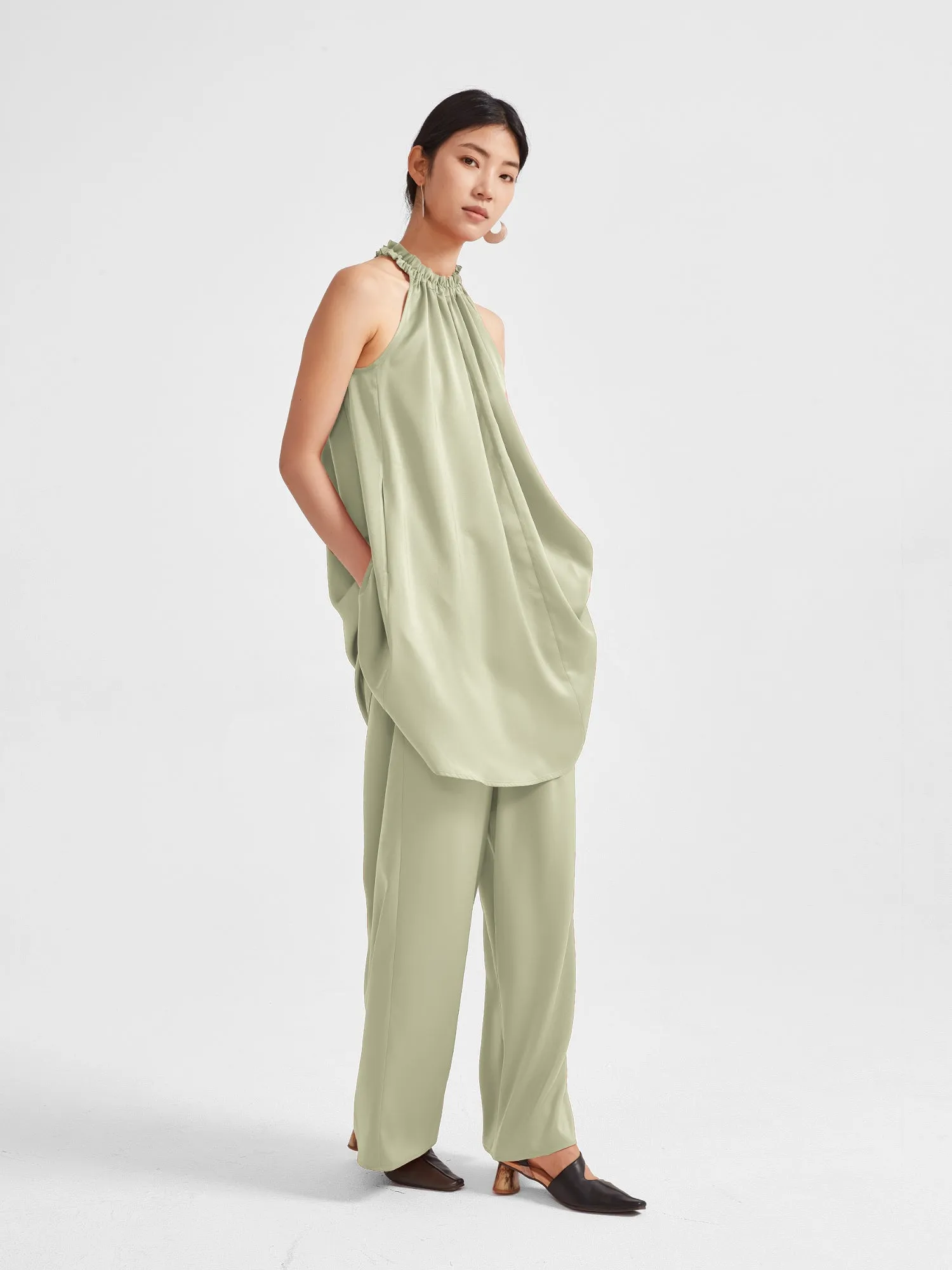 Rosa Halter Neck Mini Dress sold by Supesu product image thumbnail 4