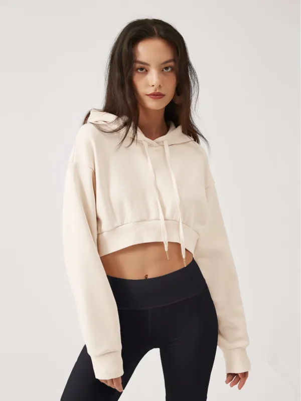 Cubby Hoodie, Extra Cropped made by Supesu