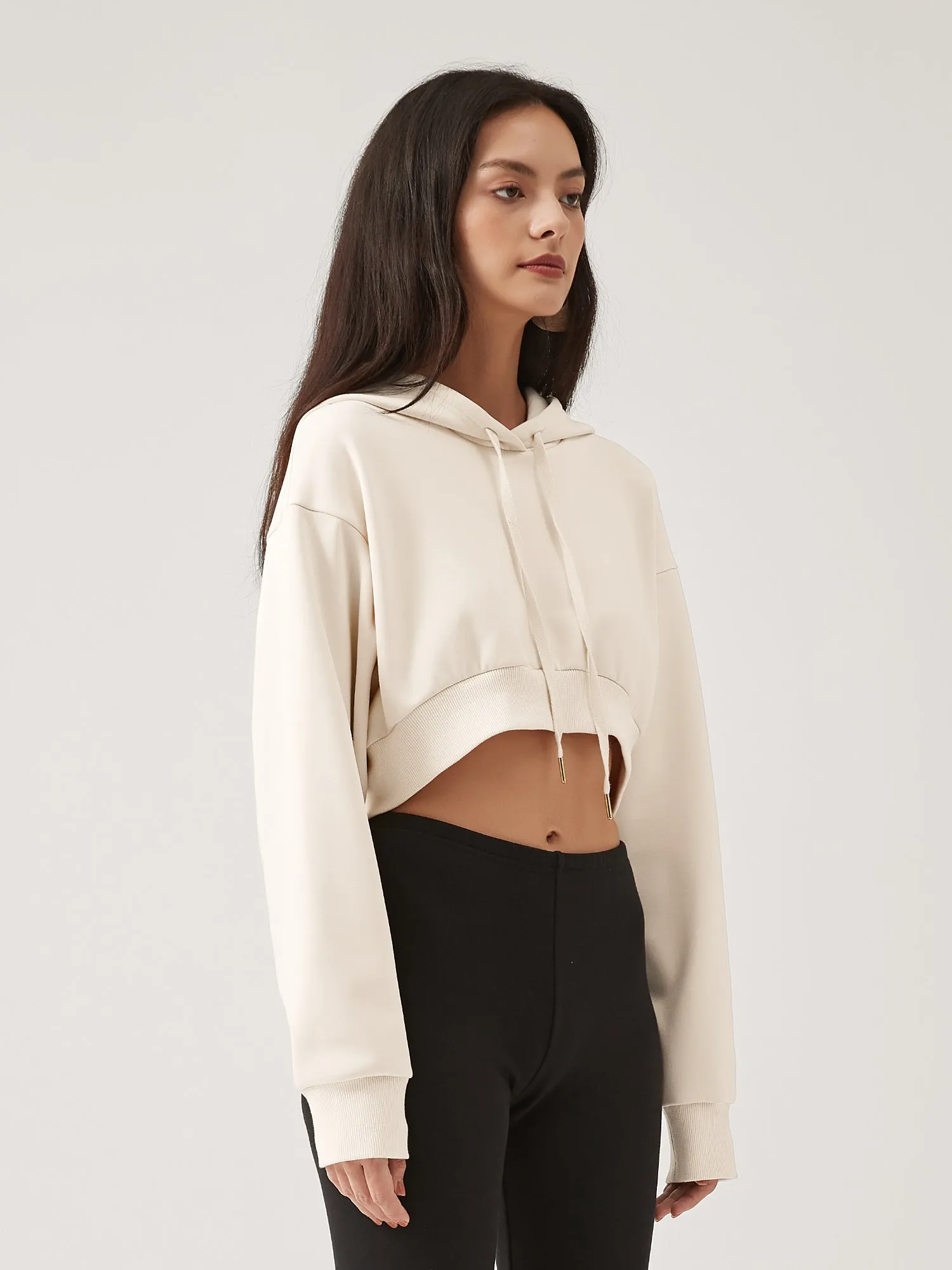 Cubby Hoodie, Extra Cropped sold by Supesu product image thumbnail 2
