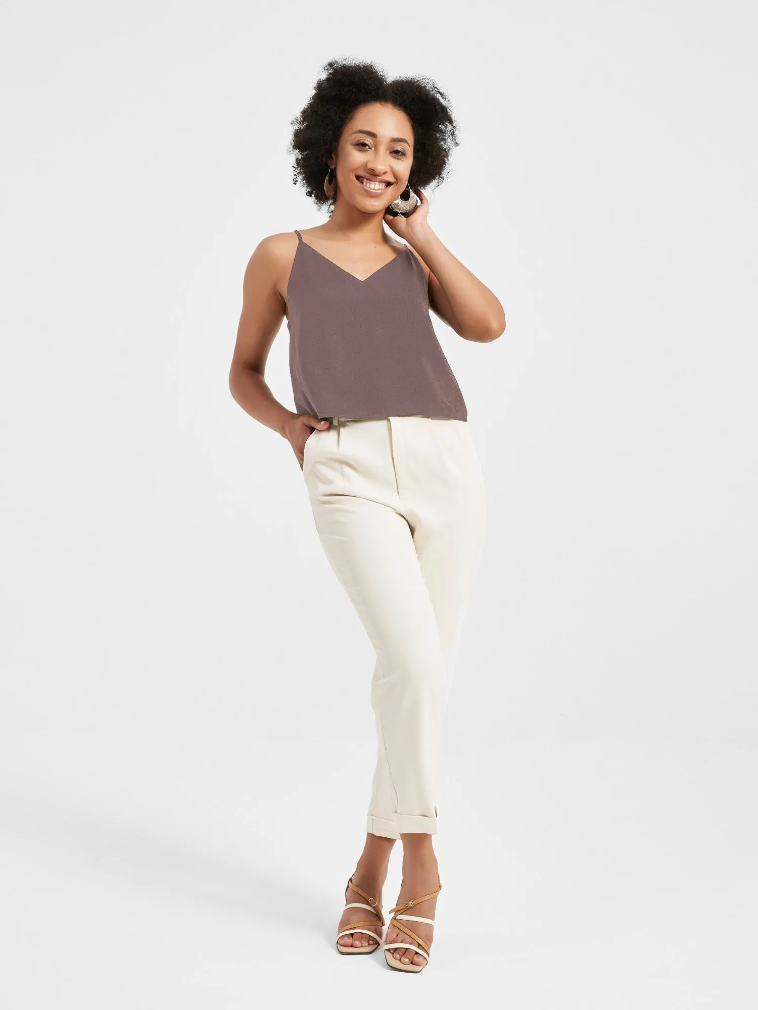 Serena Top, V-neck sold by Supesu product image thumbnail 4