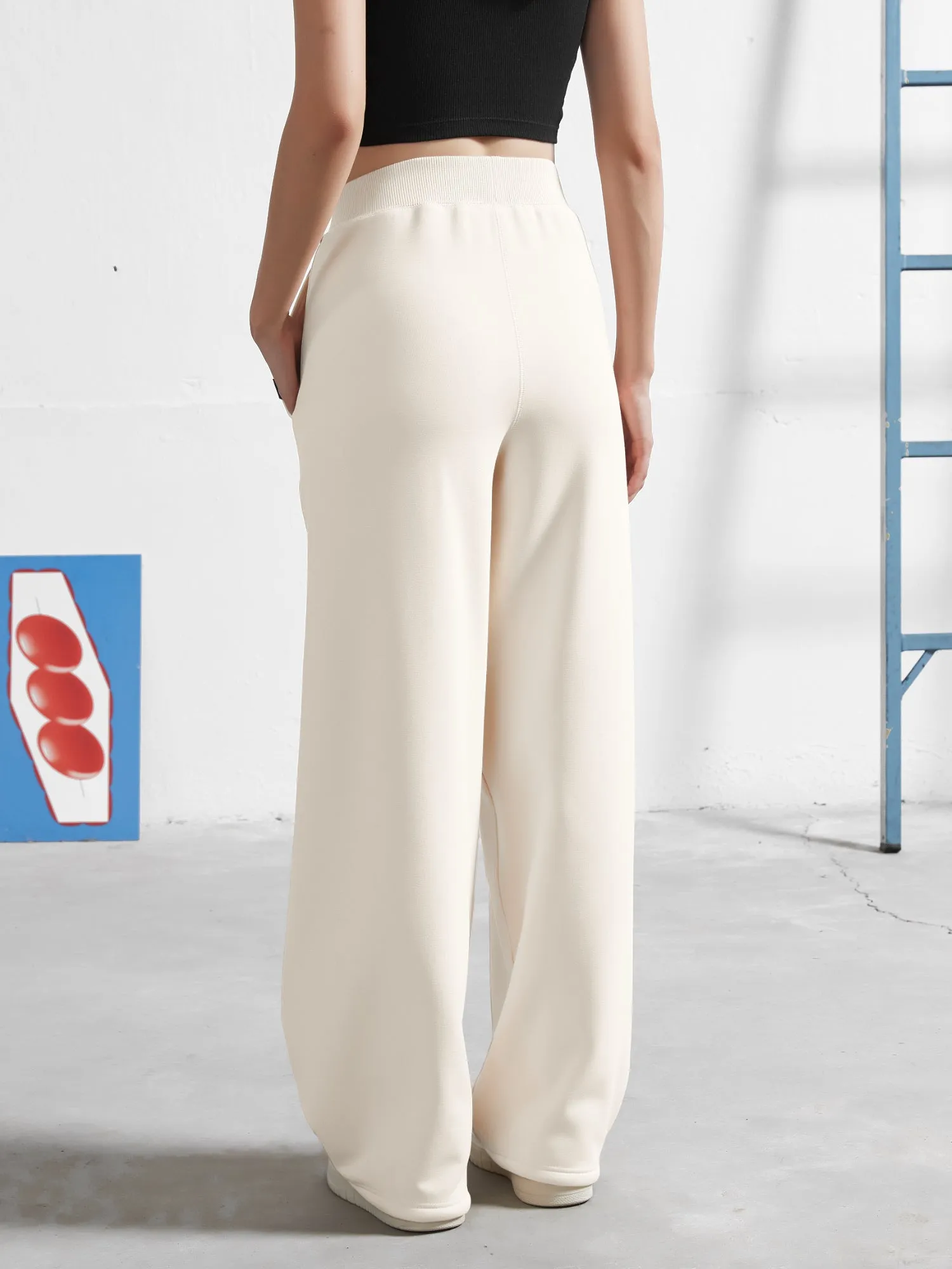 Cubby Barrel Leg Pants, High Waisted | Core Colors sold by Supesu product image thumbnail 3