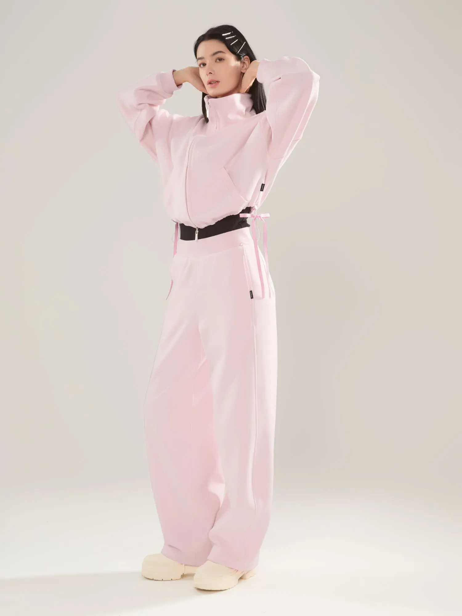 🎀 Cubby Mockneck Zip-Up, Cropped sold by Supesu product image thumbnail 5