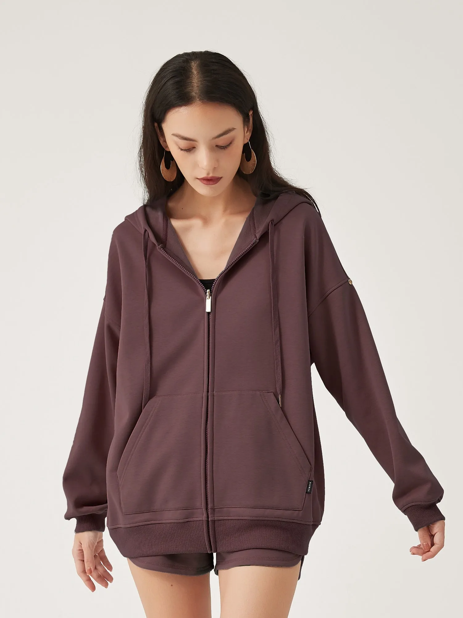 Cubby Zip Up Hoodie - Oversized & Reversible sold by Supesu product image thumbnail 2