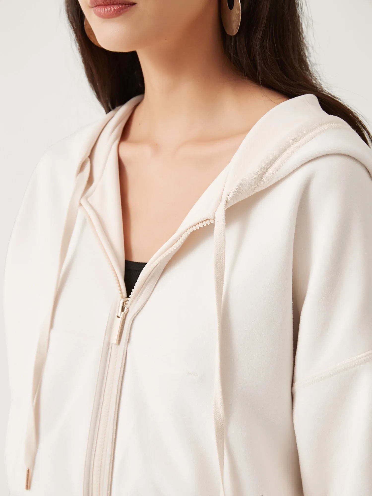 Cubby Zip Up Hoodie - Cropped & Reversible sold by Supesu product image thumbnail 5
