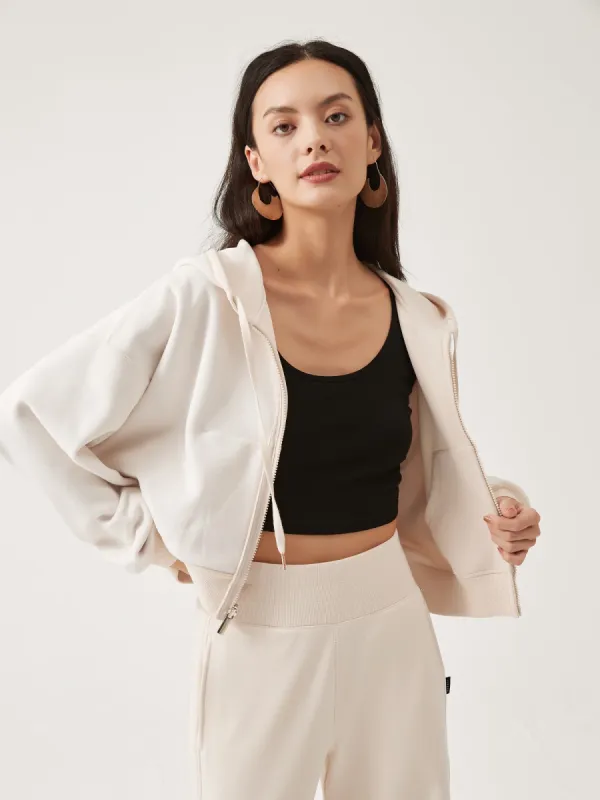 Cubby Zip Up Hoodie - Cropped & Reversible sold by Supesu