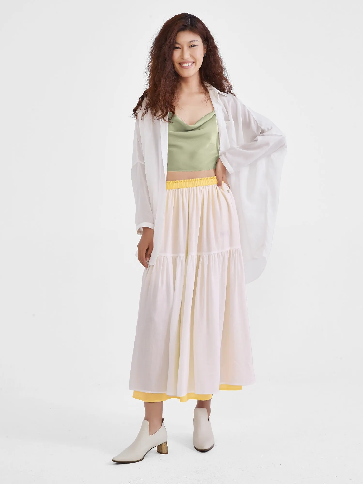 Sunflower Skirt, Reversible + Multi-Color sold by Supesu product image thumbnail 4