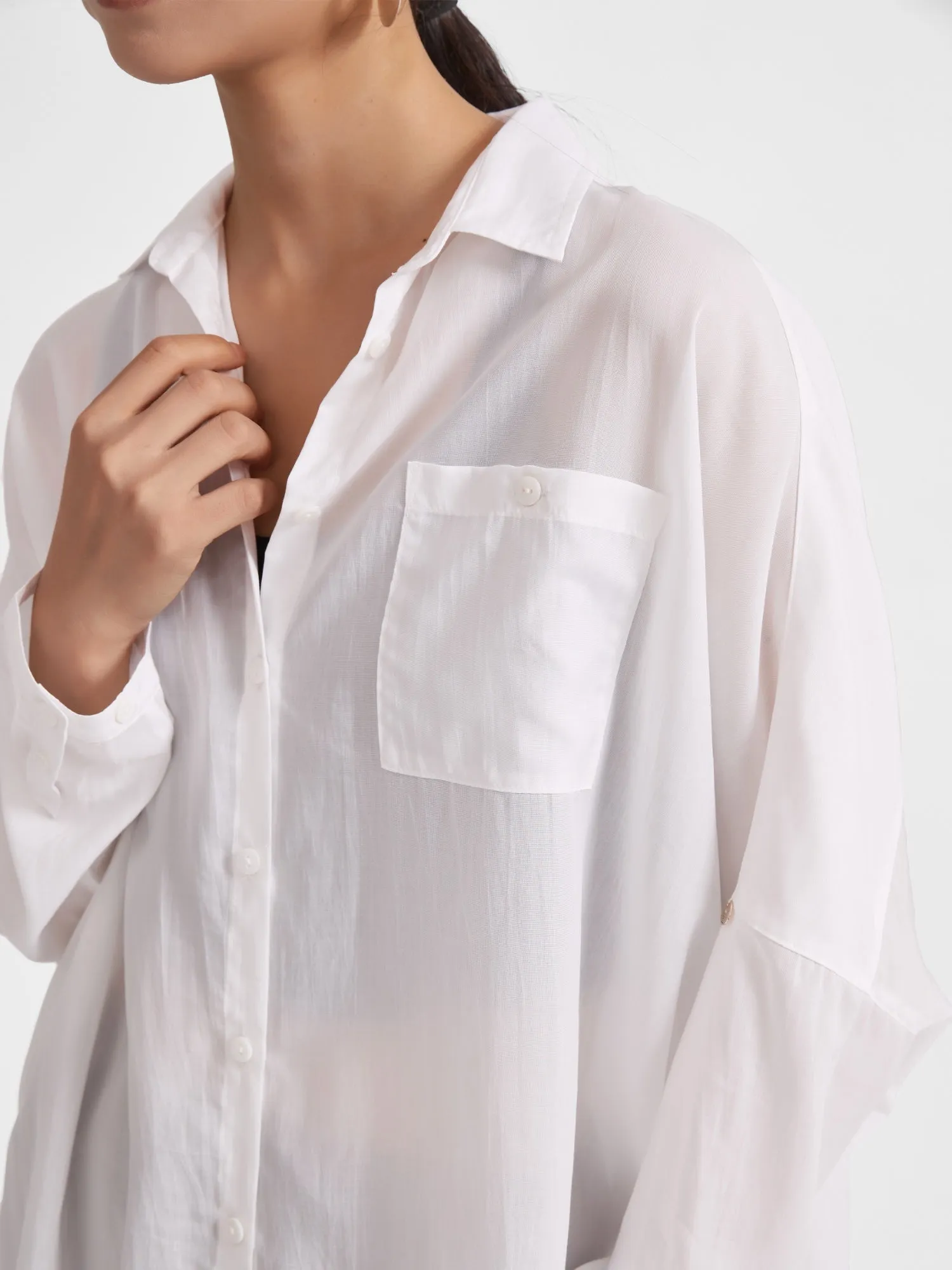 SHERRY Oversized Dress Shirt sold by Supesu product image thumbnail 5