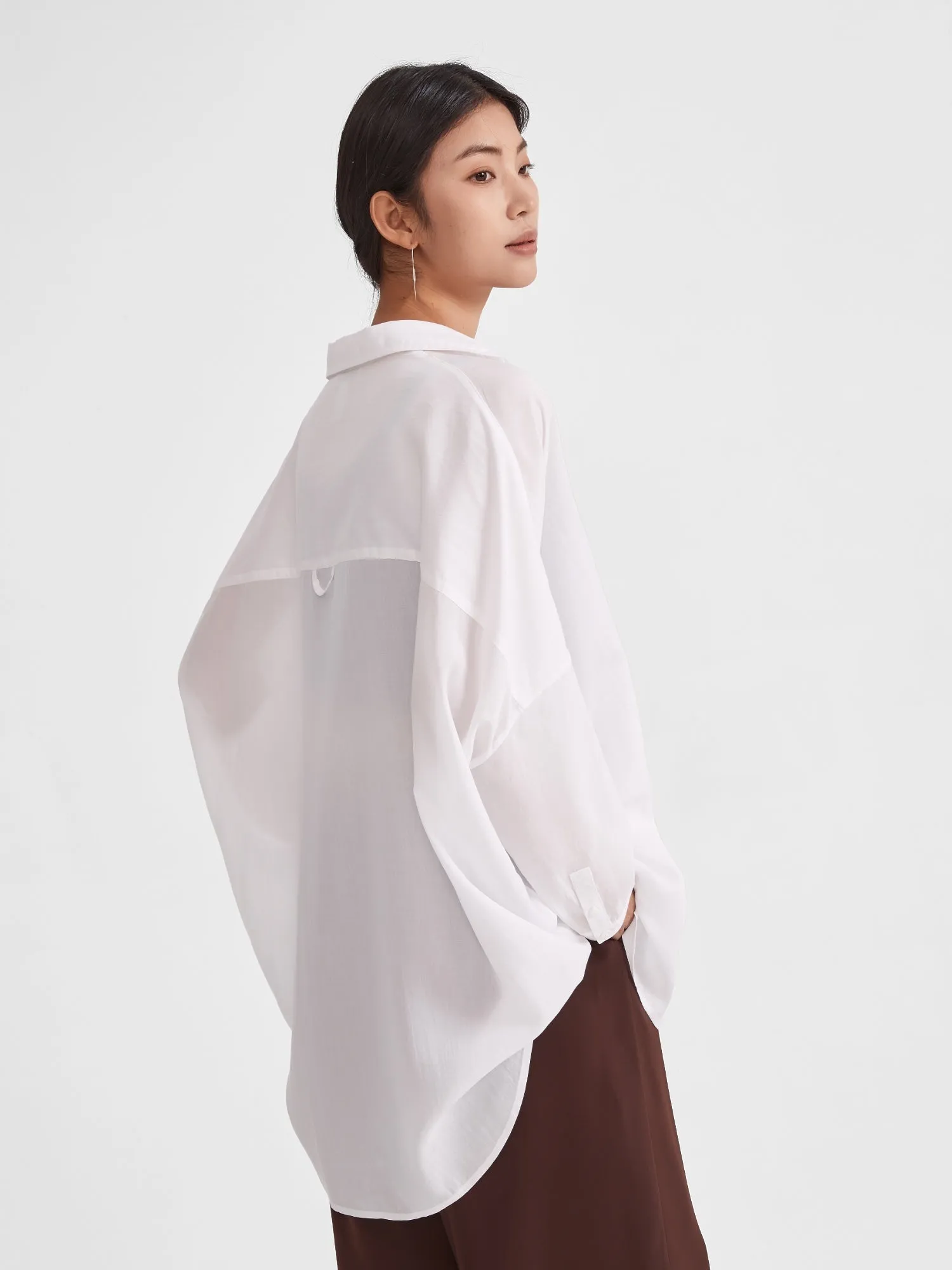 SHERRY Oversized Dress Shirt sold by Supesu product image thumbnail 2