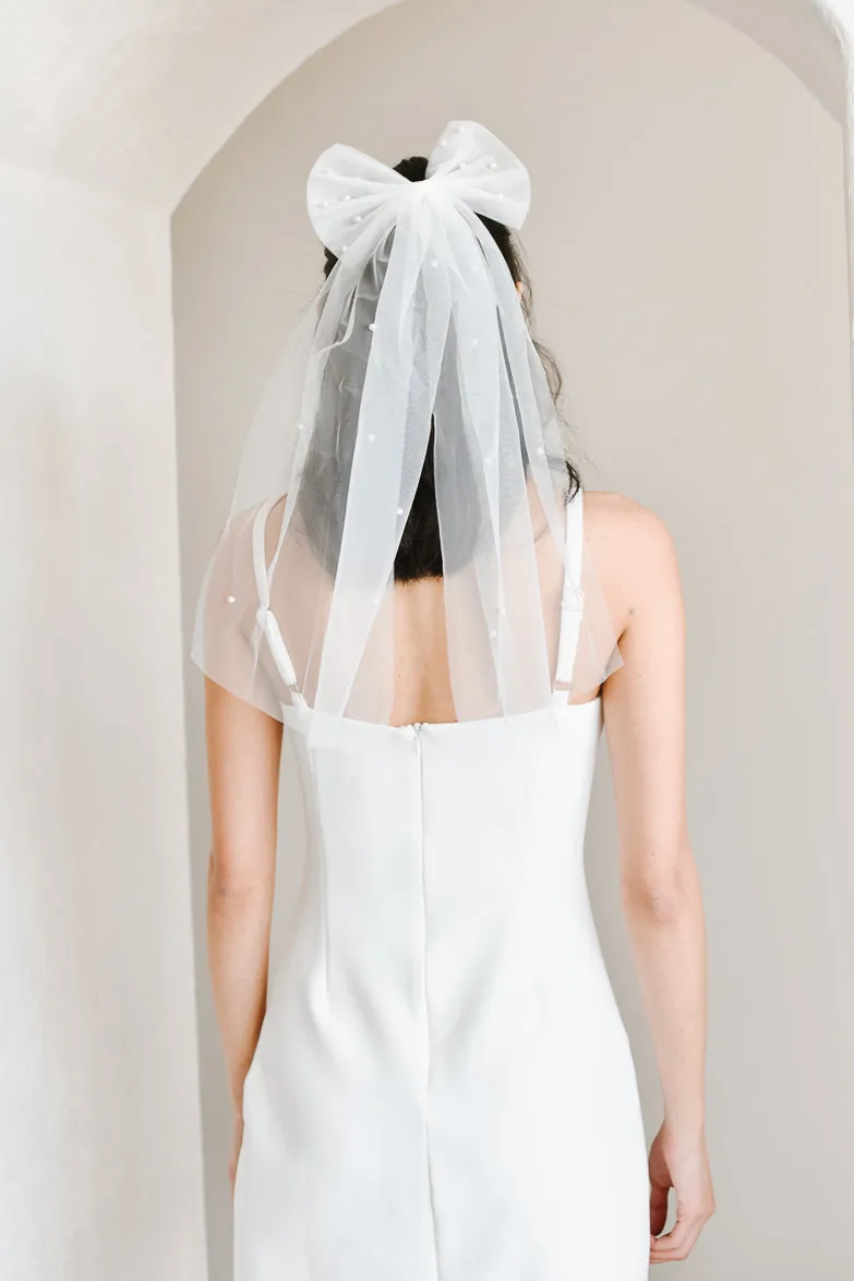 Colette Mini Dress with Pearl Detail sold by Confête product image thumbnail 4