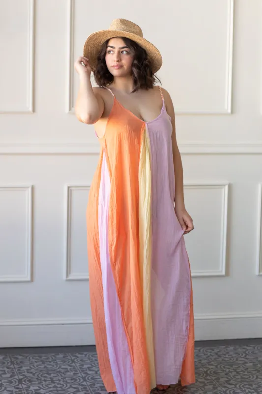 Sunset Dreams Colorblock Maxi - FINAL SALE sold by Confête