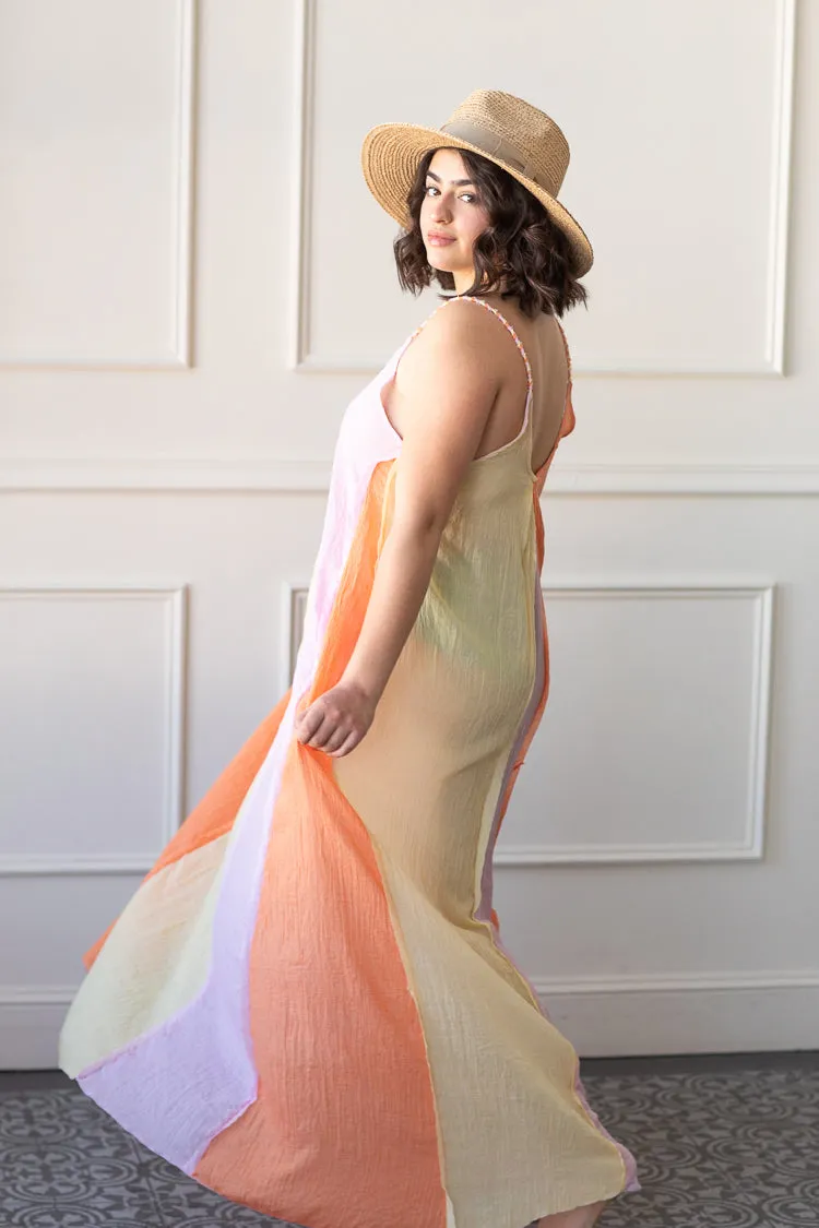 Sunset Dreams Colorblock Maxi - FINAL SALE sold by Confête product image thumbnail 2
