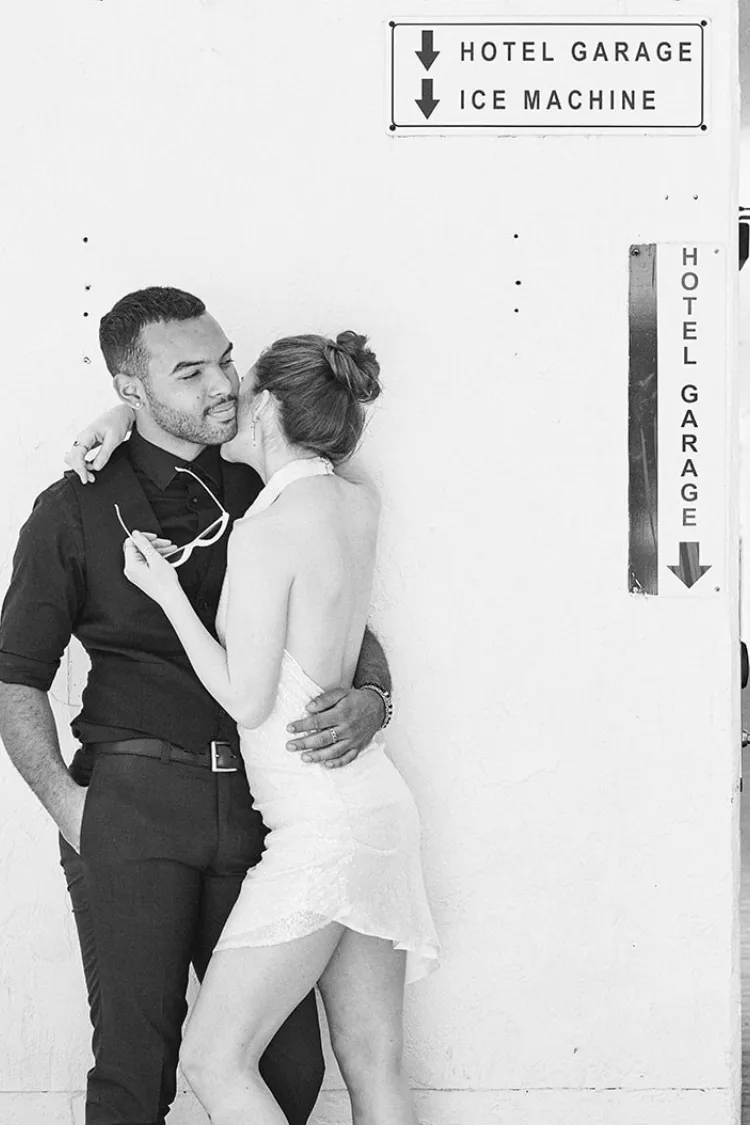 Mia White Sequin Halter Mini Dress sold by Confête product image thumbnail 4