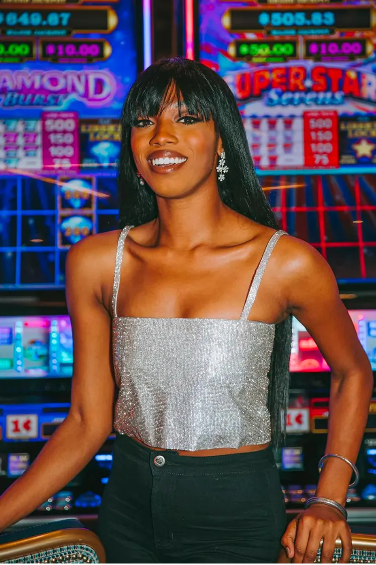 Girly Girl Rhinestone Crop Top sold by Confête product image thumbnail 2