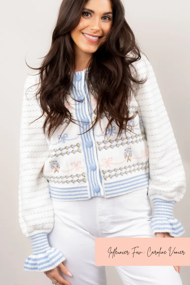 Madison Bow Cardigan sold by Confête product image thumbnail 5